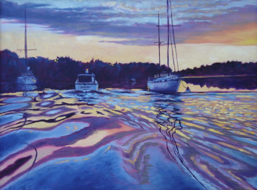 First Run Hadleys, oil 18x24