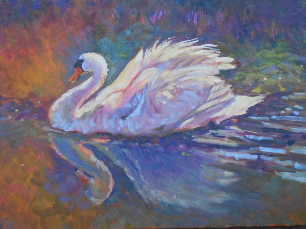Ruffled Feathers, oil 18x24