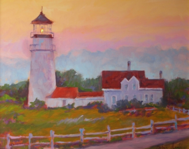 Highland Lighthouse painting