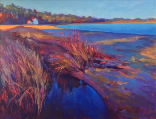 Pleasant Bay beach painting