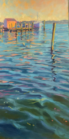 Westport Point oil painting