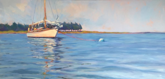Padanaram sailboat painting